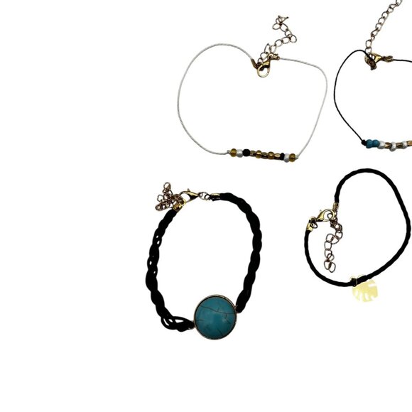 Geharty Strand Bracelet Stackable Set Of 5 For Women & Girls With Adjustable Cha - Picture 5 of 6